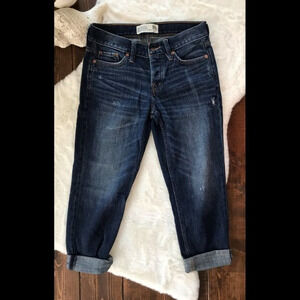 Abercrombie & Fitch Boyfriend Straight Jeans, 00R